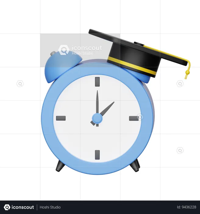 Graduation Time  3D Icon