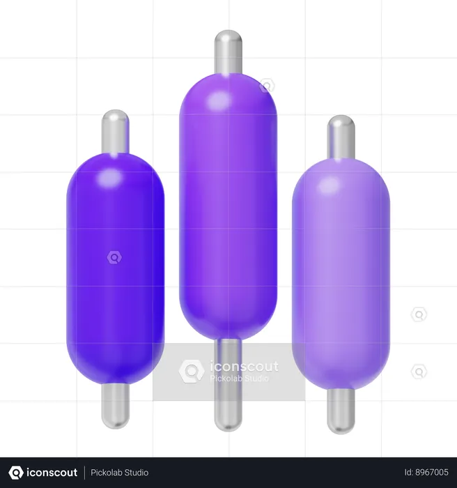 Diagrama de caja  3D Icon