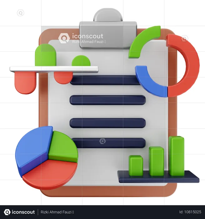 Gráfico de negociação  3D Icon