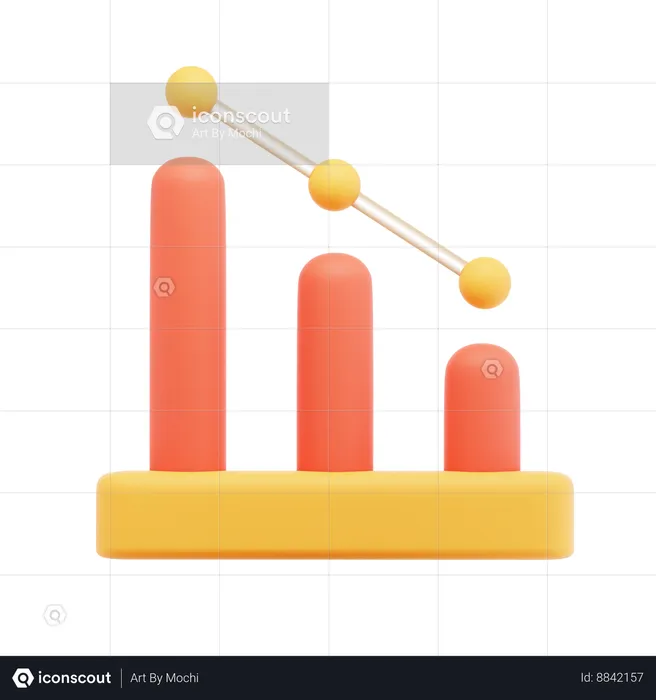 Gráfico de outono  3D Icon