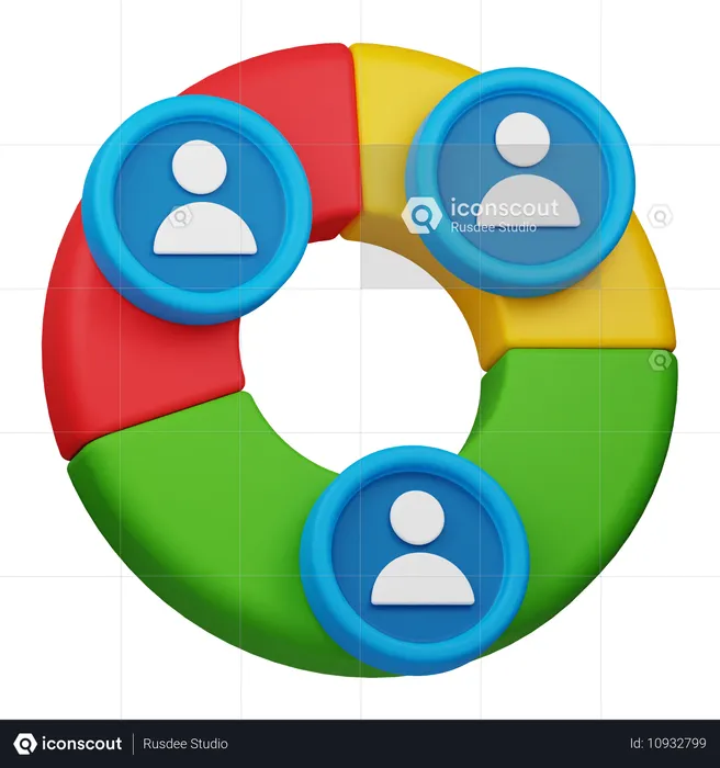 Tabla de usuarios  3D Icon