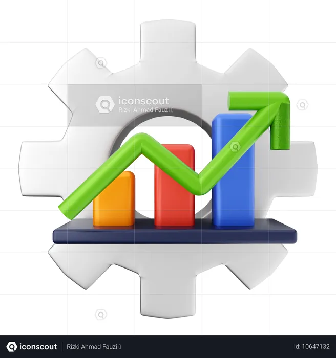 Gráfico seo  3D Icon