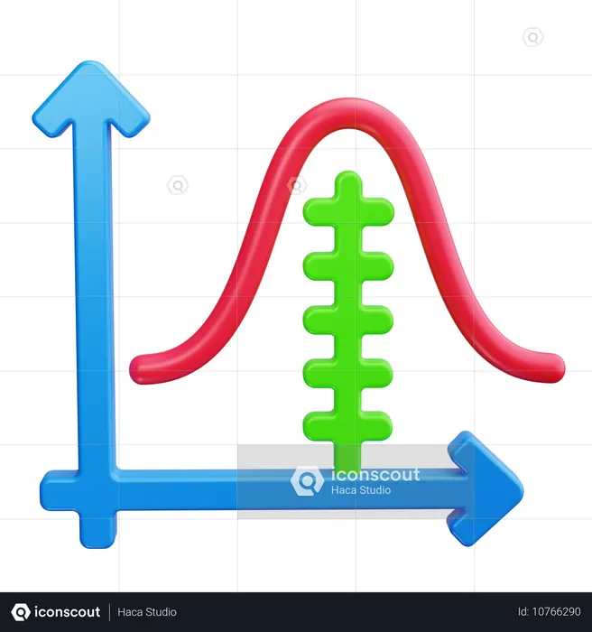 Graph  3D Icon