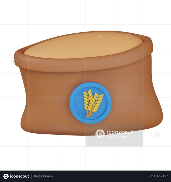 Grain  3D Icon