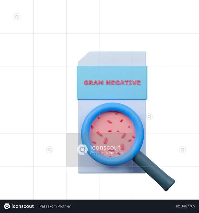 Gram Negative  3D Icon