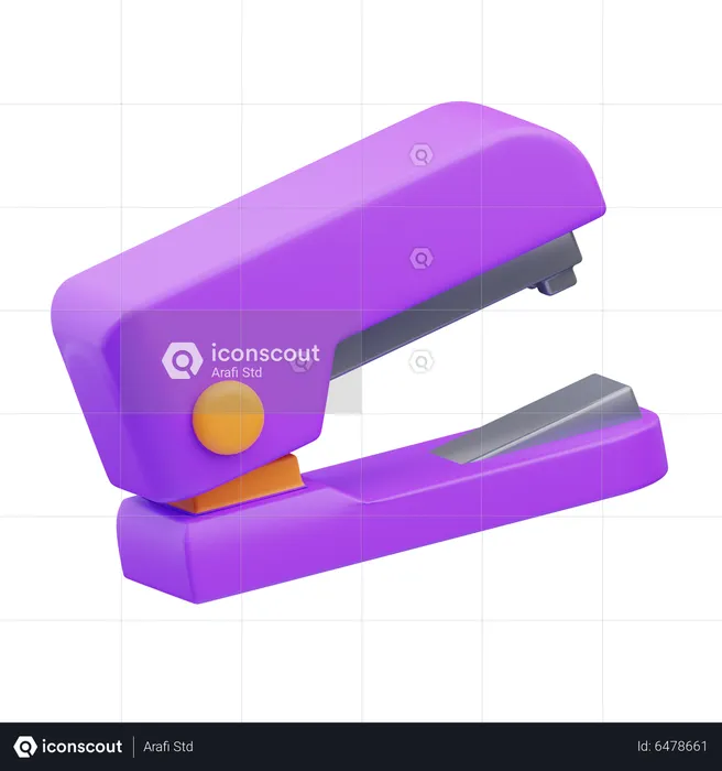 Grampeador de papel  3D Icon