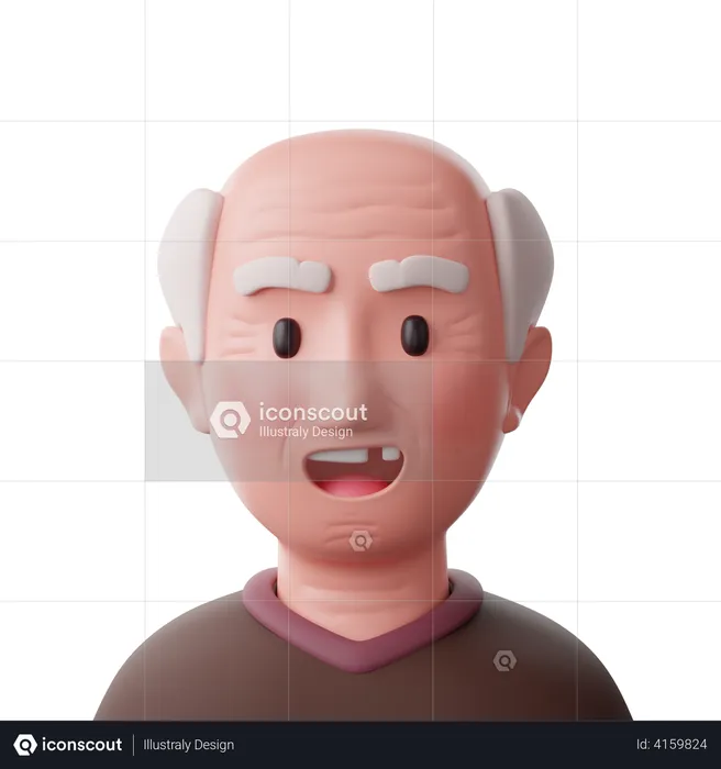 Grand Father  3D Icon
