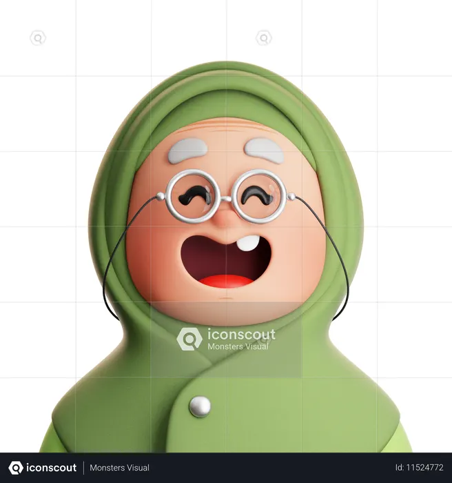 Grandmother  3D Icon