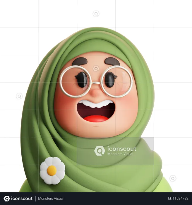 Grandmother  3D Icon