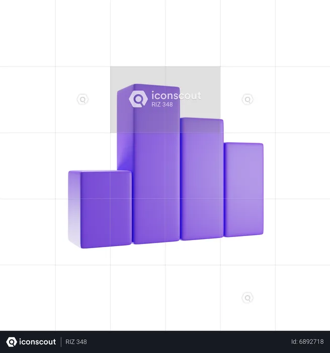 Graph  3D Icon