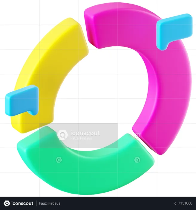 Graph  3D Icon