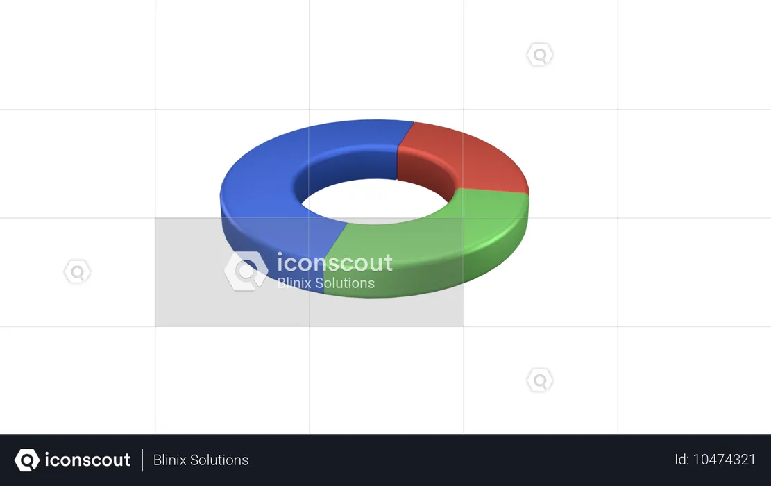 Graph  3D Icon