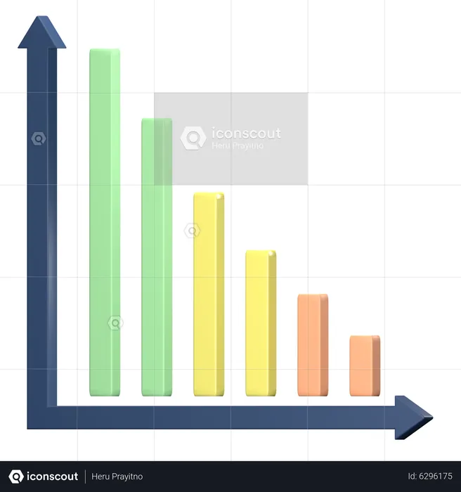 Graph Down  3D Icon