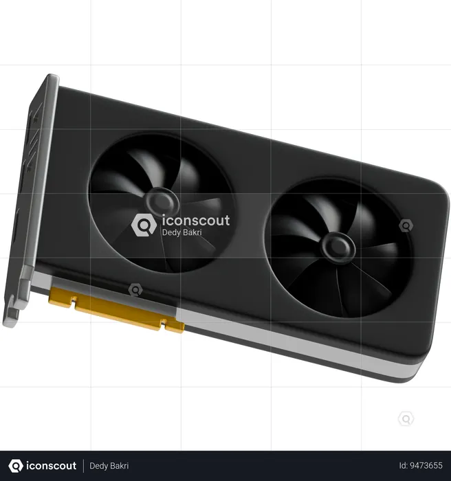 Graphic Card  3D Icon