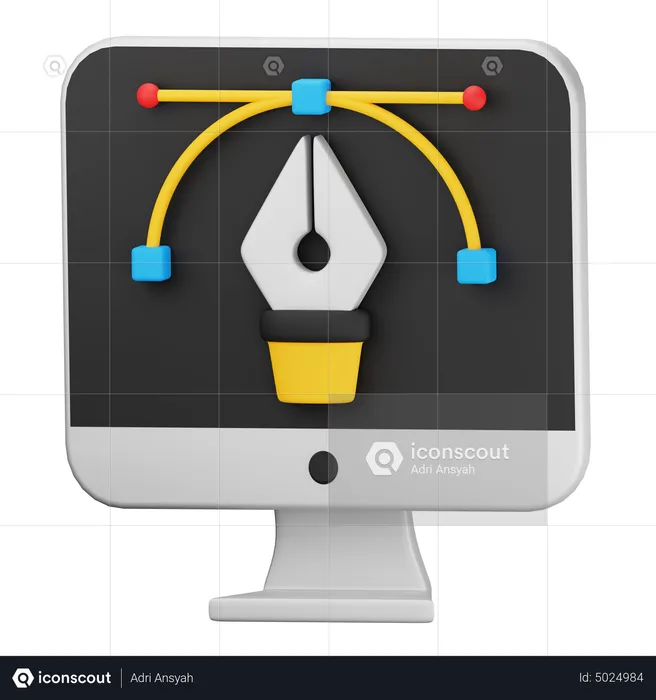 Graphic Design  3D Icon