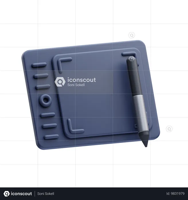 Graphic Tablet  3D Icon