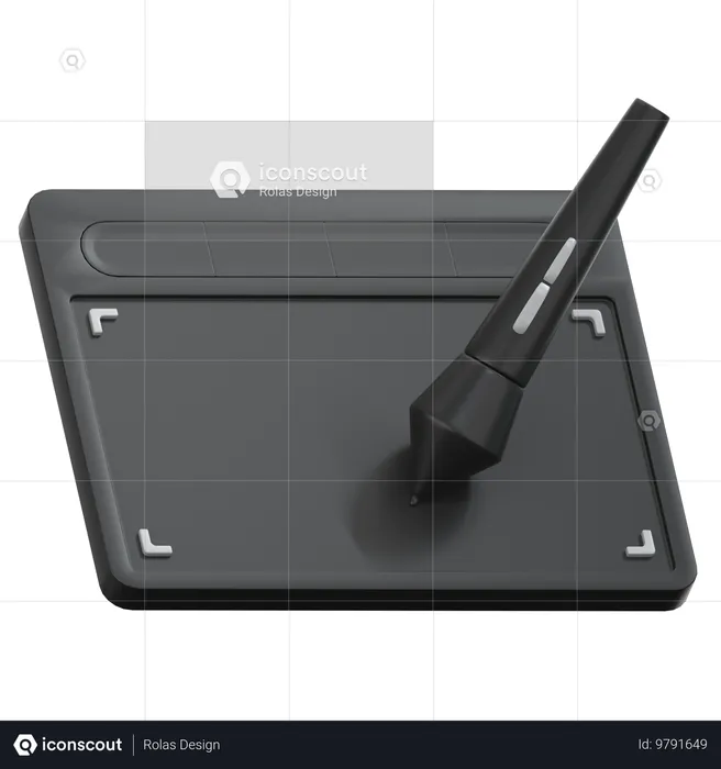 Graphic tablet  3D Icon