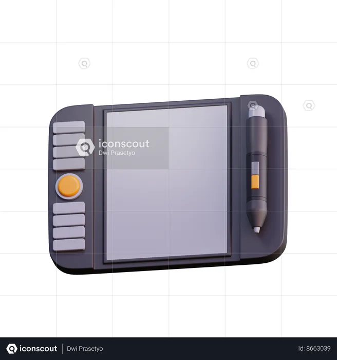 Graphic Tablet  3D Icon