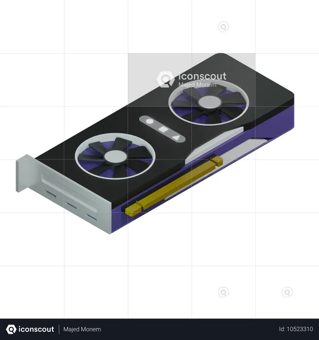 Graphics Card Fans  3D Icon