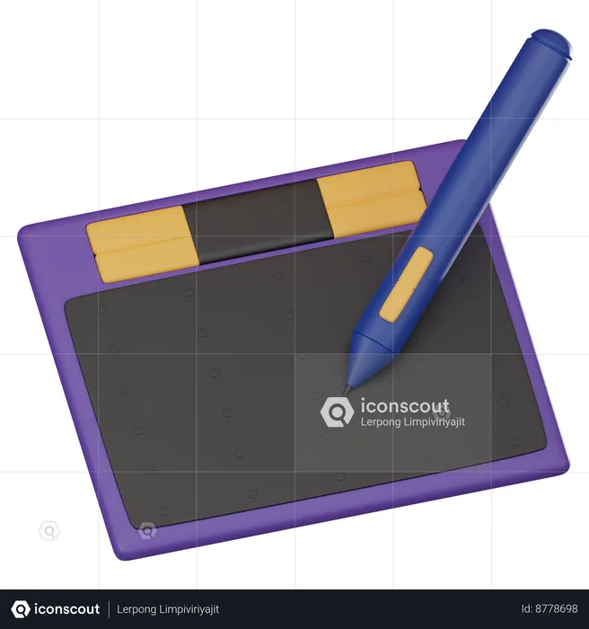 Graphics Tablet  3D Icon