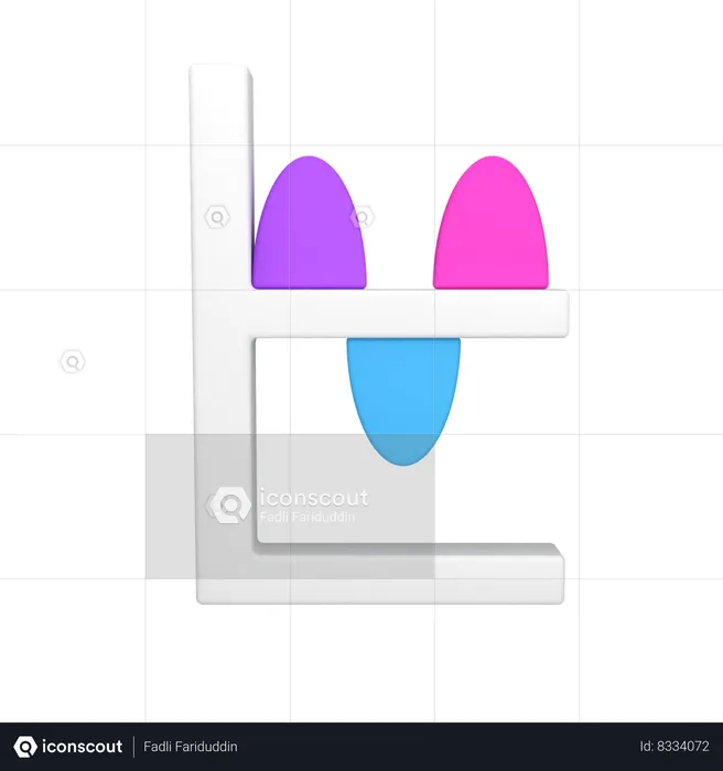 Tableau de fluctuation  3D Icon