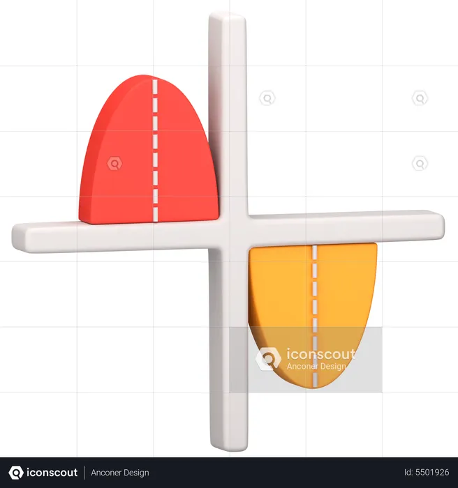 Tableau de fluctuation  3D Icon