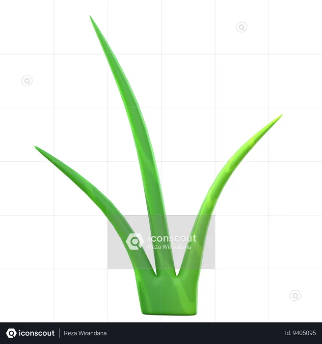 Grass  3D Icon