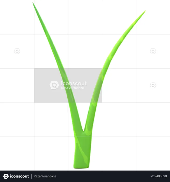 Grass  3D Icon