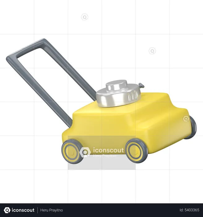 Grass Cutter  3D Icon