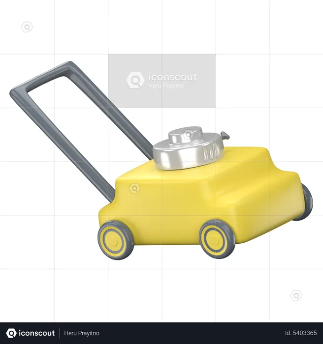 Grass Cutter  3D Icon