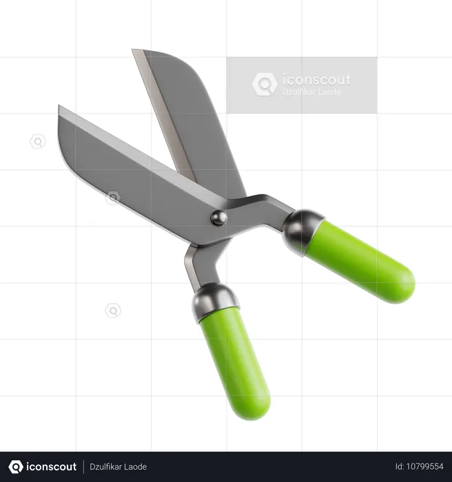 Grass Scissor  3D Icon