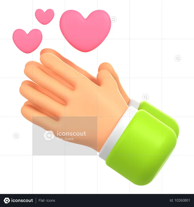 感謝  3D Icon
