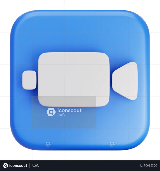 Gravação de vídeo  3D Icon