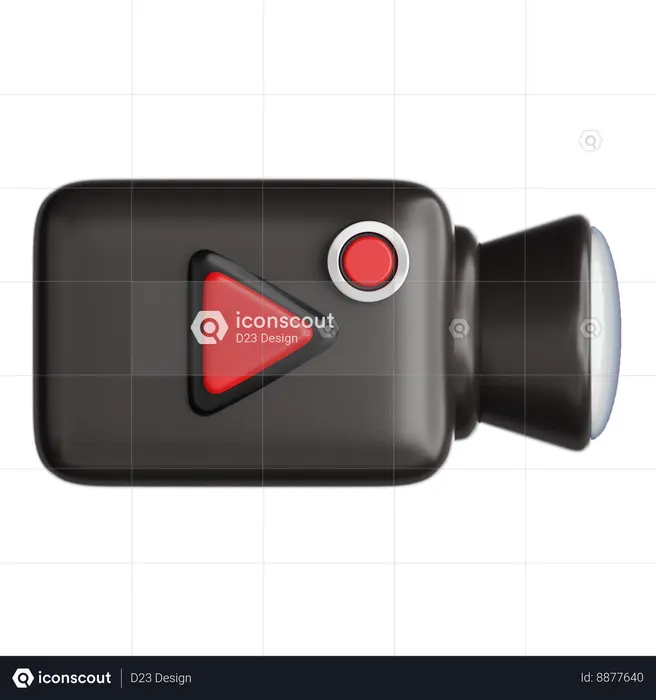 Gravador de ecrã  3D Icon