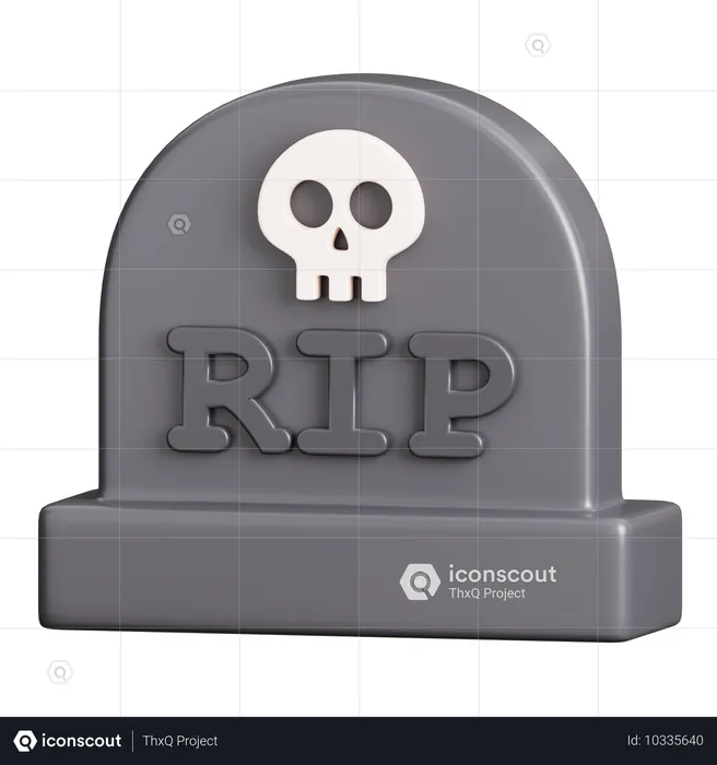 Gravestone  3D Icon