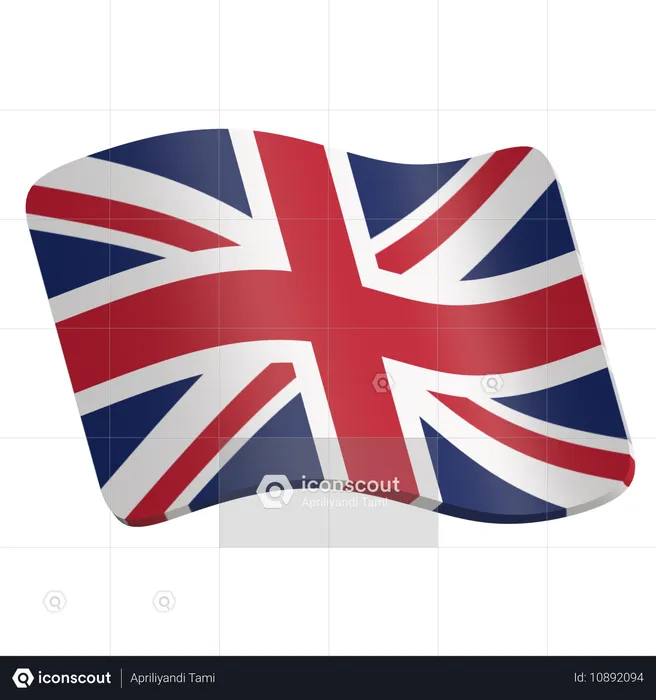 イギリス  3D Icon