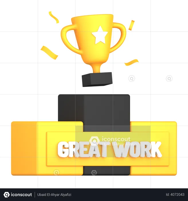 Great Work Award  3D Illustration