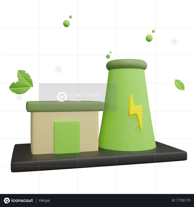 Green Business  3D Icon
