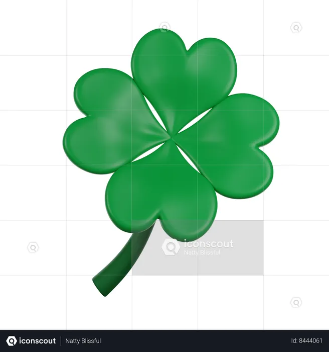 Green clover  3D Icon