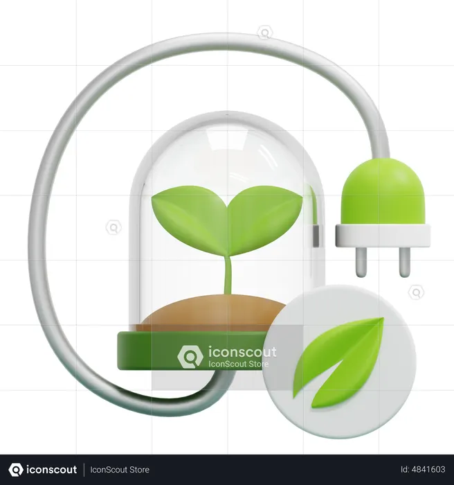 Green Energy  3D Icon