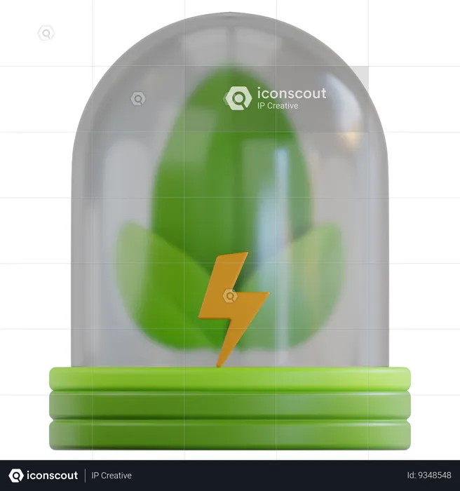 Green Energy  3D Icon