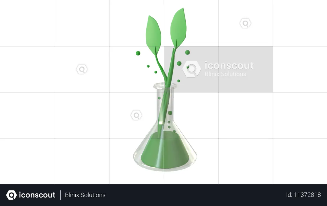 Green Experiment  3D Icon