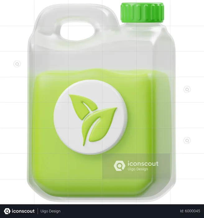 Green Fuel  3D Icon