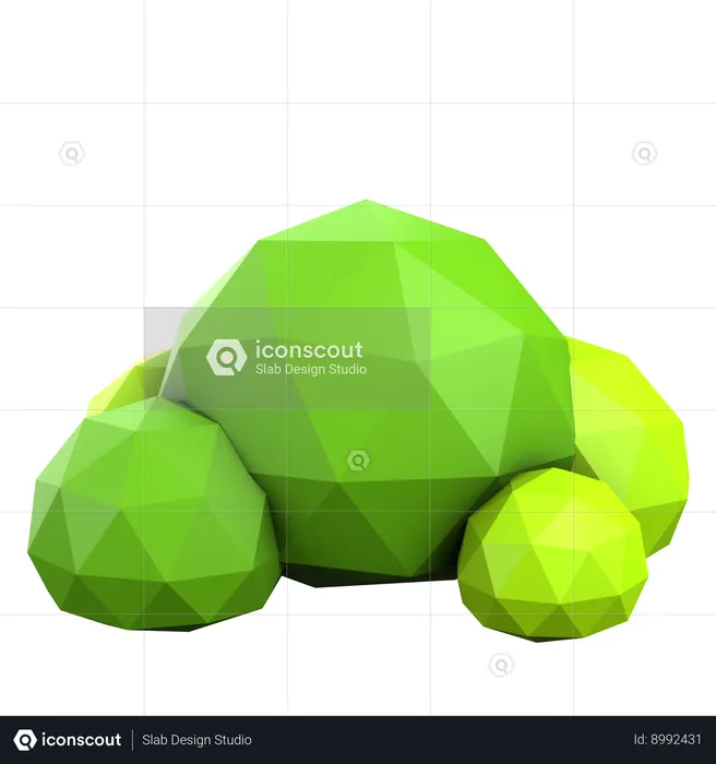 Green Grass  3D Icon