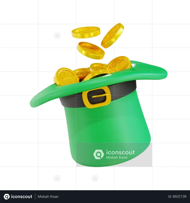 Green Hat  3D Icon
