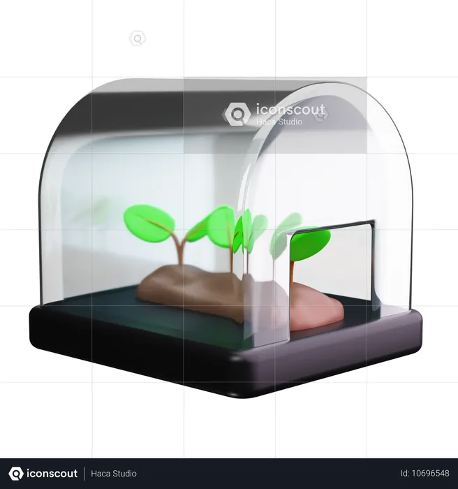 Green House  3D Icon