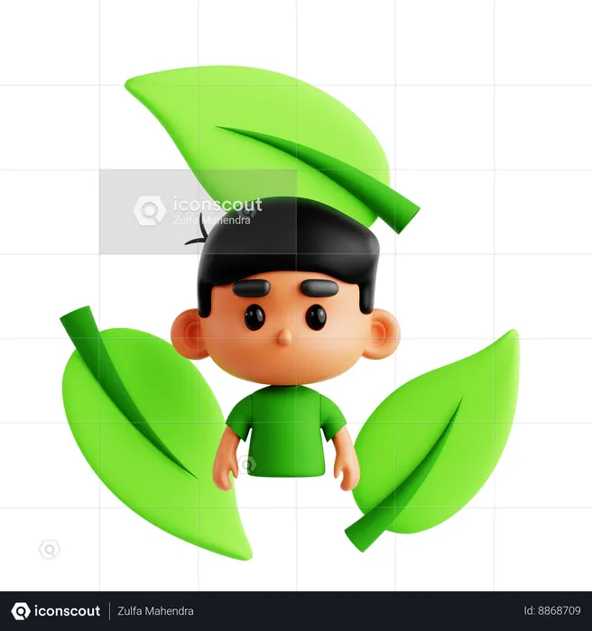 Green initiative  3D Icon