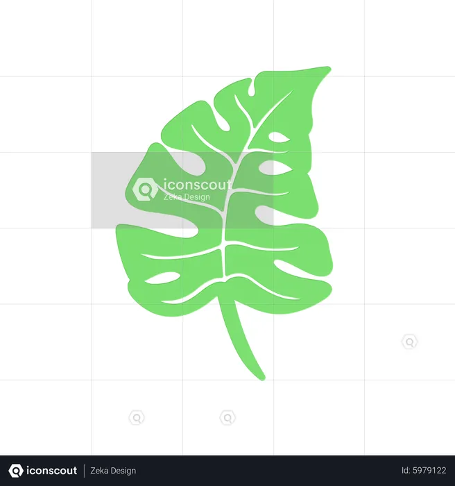 Green Leaf  3D Icon