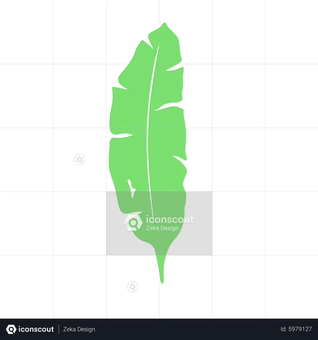 Green Leaf  3D Icon
