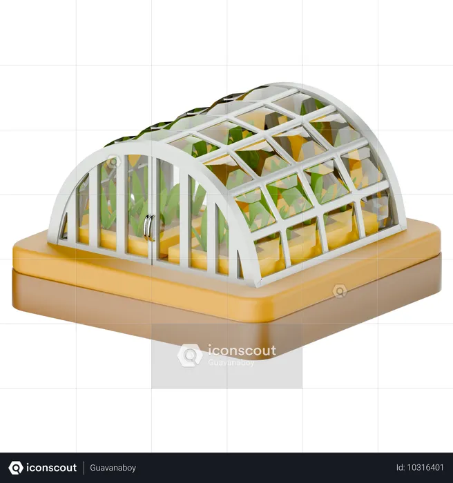 Greenhouse  3D Icon